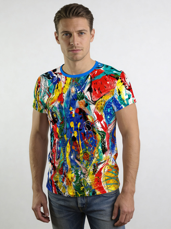 ausgefallene T-Shirts für Männer - MUNEGU - 100 % Baumwolle - GERMENS artfashion - Größe 4XL