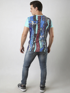 Camisetas exclusivas para hombre - JIMIMBI BLUES - 100 % algodón -...