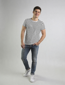 Camisetas originales para hombre - Camiseta de cuello redondo - 100 % algodón - GERMENS - 100 % algodón - GERMENS artfashion - Talla XXL