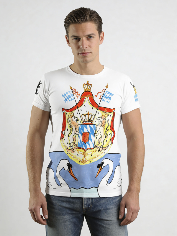 Unique T-shirts for men - DER KINI - 100% cotton - GERMENS artfashion - Sizes S to 5XL