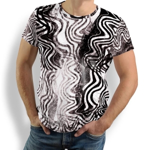 ausgefallene T-Shirts für Männer - GOOD VIBRATIONS - 100 % Baumwolle - GERMENS artfashion - Größen S bis 5XL
