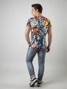 Camisetas exclusivas para hombre - KNOCKOUT - 100 % algodón -...