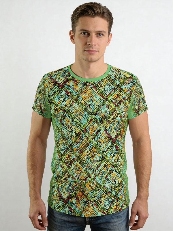 Unique T-shirts for men - MIROUGE SPRING - 100% cotton - GERMENS artfashion - Sizes S to 5XL