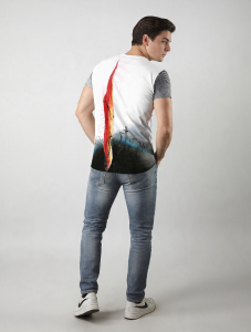 Camisetas exclusivas para hombre - HERZBLUT - 100 % algodón -...