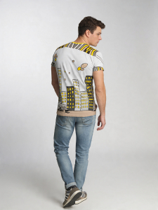 Camisetas exclusivas para hombre - STADTGEFLUESTER - 100 % algodón -...