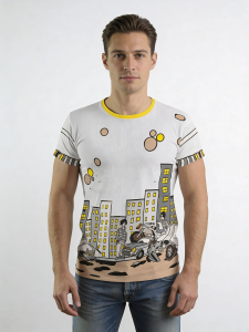 ausgefallene T-Shirts für Männer - STADTGEFLÜSTER - 100 % Baumwolle - GERMENS artfashion - Größe 5XL
