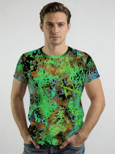 ausgefallene T-Shirts für Männer - SAVE THE RAINFOREST - 100 % Baumwolle - GERMENS artfashion - Größe S