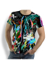 ausgefallenes T-Shirt für Männer - PARADIES II - 100 % Baumwolle - GERMENS artfashion - Größen S bis 5XL