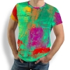 Camisetas originales para hombre - VERVE SMARAGD - 100 % algodón - GERMENS artfashion - Tallas de la S a la 5XL