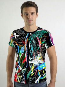 Camisetas originales para hombre - PARADIES II - 100 % algodón - GERMENS artfashion - Talla XXL