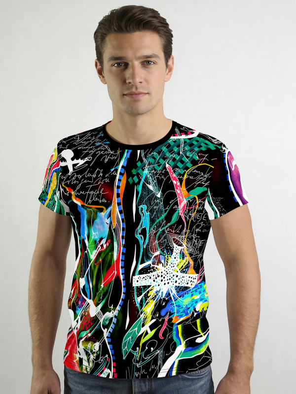 Camisetas originales para hombre - PARADIES II - 100 % algodón - GERMENS artfashion - Talla 4XL