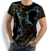 ausgefallene T-Shirts für Männer - ZWEI ENGEL TANZEN AM VULKAN - 100 % Baumwolle - GERMENS artfashion - Größen S bis 5XL