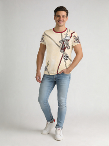 Camisetas exclusivas para hombre - LEIDENSCHAFT - 100 % algodón -...