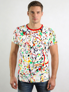 ausgefallene T-Shirts für Männer - FRISKY - 100 % Baumwolle - GERMENS artfashion - Größe S