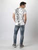 coole T Shirts - DENADA WHITE - 100 % Baumwolle - GERMENS artfashion - Größe S