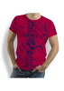 Camisetas originales para hombre - DENADA RED - 100 % algodón - GERMENS artfashion - Tallas de la S a la 5XL