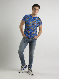 Camisetas exclusivas para hombre - CIRCULI LAGUNE - 100 % algodón -...