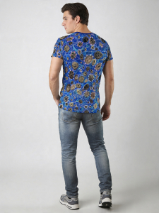 Camisetas exclusivas para hombre - CIRCULI LAGUNE - 100 % algodón -...