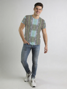 Unique T-shirts for men - MURAKAMIS BRUECKE - 100% cotton...