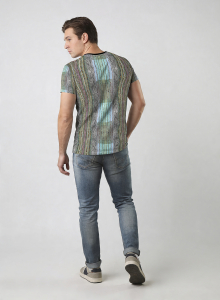 Unique T-shirts for men - MURAKAMIS BRUECKE - 100% cotton...