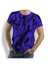 Camisetas originales para hombre - DORNENPRINZ INDIGO - 100 % algodón - GERMENS artfashion - Tallas de la S a la 5XL