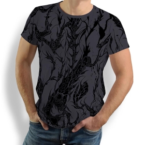Camisetas originales para hombre - DORNENPRINZ PHANTOM - 100 % algodón - GERMENS artfashion - Tallas de la S a la 5XL