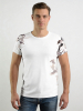 ausgefallene T-Shirts für Männer - EIN FLAMINGO IN EINER WOLKE AUS TAUBEN - 100 % Baumwolle - GERMENS artfashion - Größen S bis 5XL
