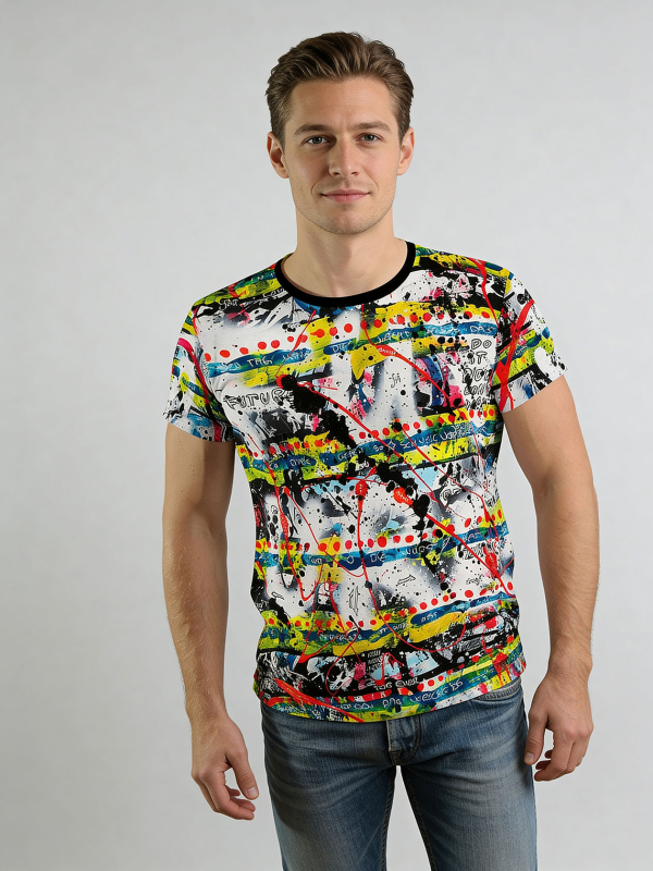 Camisetas exclusivas para hombre - TRES CAMINOS DE LA VIDA - 100 % algodón - GERMENS artfashion - Tallas de la S a la 5XL