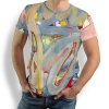 ausgefallene T-Shirts für Männer - PETER PIRATES MOSAIC PIEK - 100 % Baumwolle - GERMENS artfashion - Größen S bis 5XL
