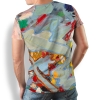 ausgefallene T-Shirts für Männer - PETER PIRATES MOSAIC PIEK - 100 % Baumwolle - GERMENS artfashion - Größen S bis 5XL