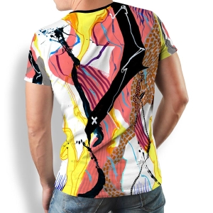 Camisetas exclusivas para hombre - PLUSMINUS - 100 % algodón -...