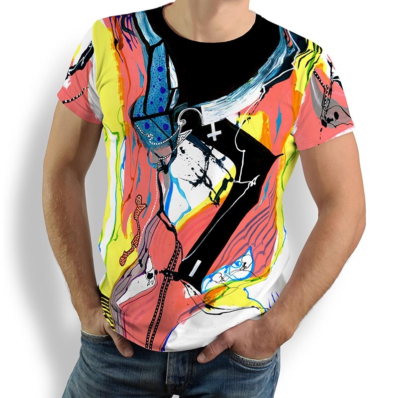 Camisetas originales para hombre - PLUSMINUS - 100 % algodón - GERMENS artfashion - Tallas de la S a la 5XL