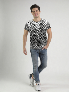 Camisetas originales para hombre - HEXAGON ONYX - 100 % algodón - GERMENS artfashion - Talla XL