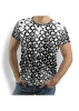 Camiseta para hombre - HEXAGON ONYX - 100 % algodón - GERMENS artfashion - Talla 4XL