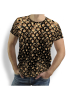 Camiseta original para hombre - HEXAGON COBRE - 100 % algodón - GERMENS artfashion - Tallas de la S a la 5XL