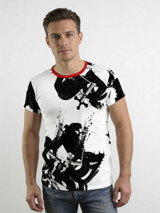 ausgefallene T-Shirts für Männer - COBRA - 100 % Baumwolle - GERMENS artfashion - Größe XXL