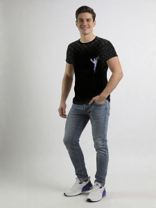 ausgefallenes T-Shirt für Männer - WELTENENGEL - 100 % Baumwolle - GERMENS artfashion - Größen S bis 5XL