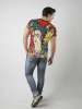 ausgefallene T-Shirts für Männer - BLUMEN MEXICOS - 100 % Baumwolle - GERMENS artfashion - Größen S bis 5XL