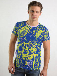 ausgefallene T-Shirts für Männer - BABYFACE - 100 % Baumwolle - GERMENS artfashion - Größe 4XL