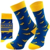 LETS GO BANANAS - Blau gelbe Socke - Unisex