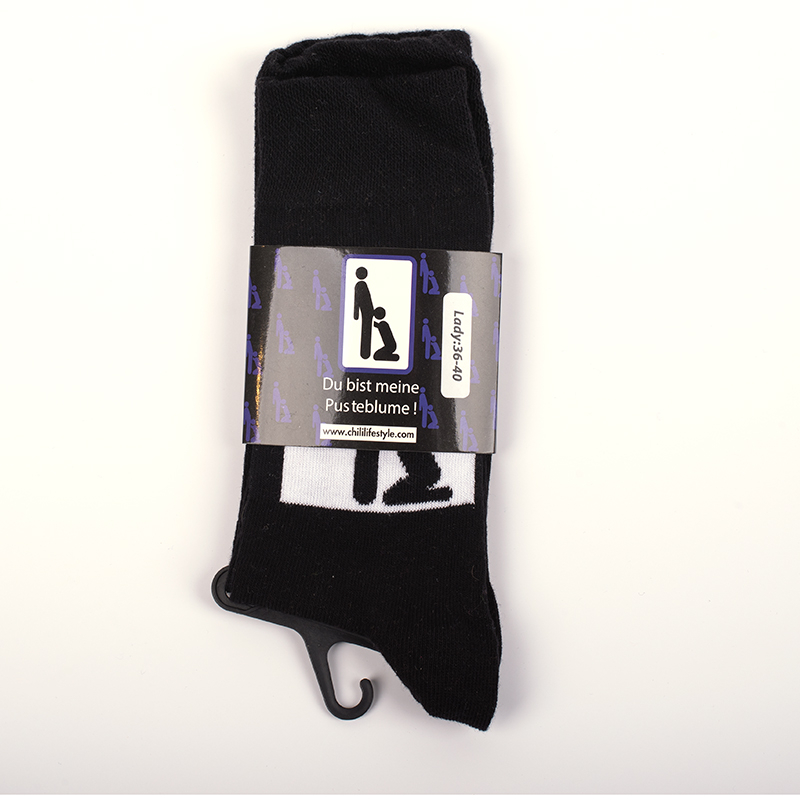 PUSTEBLUME - Calcetines en blanco y negro - Unisex