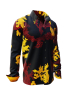 Camisa de hombre de manga larga EMBER WHISKY – GERMENS artfashion – 100 % algodón - Talla XXL