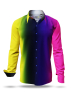 Descubre las camisas de colores para hombre GRADIENT TRANSCENDENCE - 100 % algodón