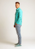 Descubre las camisas de colores para hombre GRADIENT AQUA - 100 % algodón