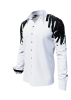 Camisa de manga larga para hombre GUARDIAN – GERMENS artfashion – 100 % algodón - Talla 5XL
