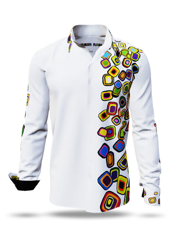 Descubre las camisas de colores para hombre SUMMER RAIN - 100 % algodón