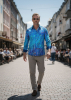 Herren Hemden Langarm BLUENET – GERMENS artfashion – 100 % Baumwolle - Größe XS