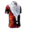 Camisa de manga corta para hombre FIRE & ICE