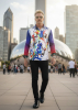 Entdecke bunte Hemden Herren GIONOXI - 100 % Baumwolle