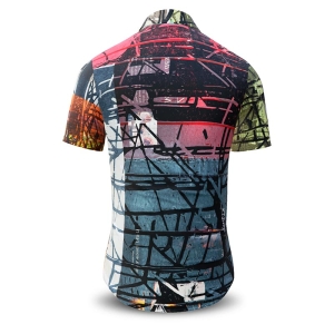 Camisa de verano para hombre NEW YORK FACTORY - 100 % algodón - 10...